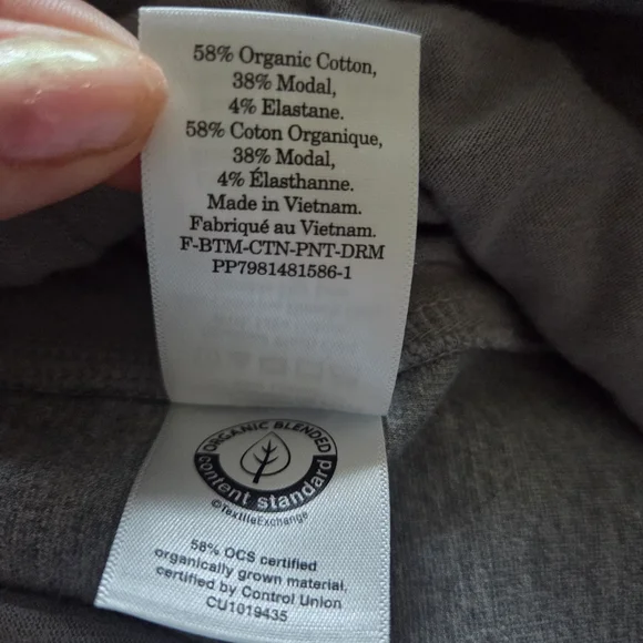 Everlane The Dream Pant XS Heathered Gray Tapered Leg Pull On Office Casual - Picture 10 of 15